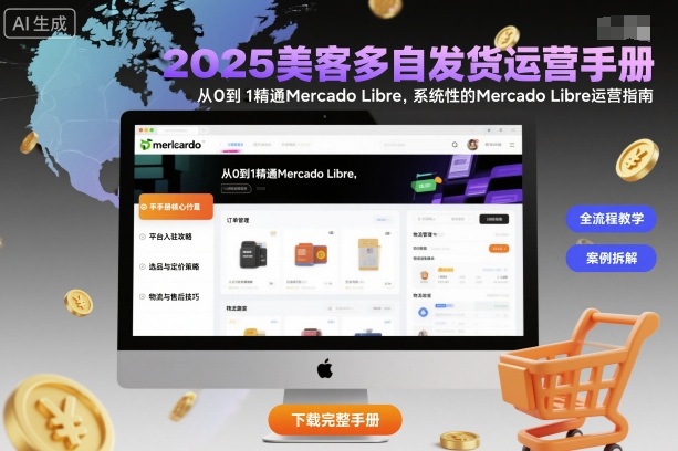 2025美客多自发货运营手册:从0到1精通Mercado Libre,系统性的Mercado Libre运营指南-御文网