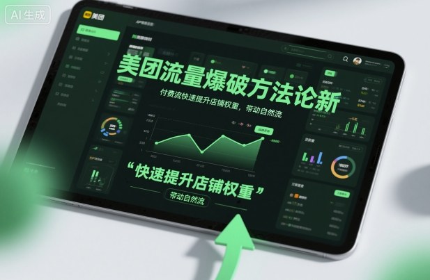美团流量爆破方法论，付费流快速提升店铺权重，带动自然流-御文网