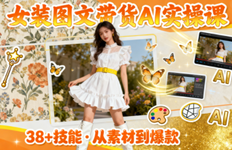 女装图文带货的AI实操课-御文网