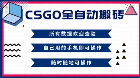 CSGO全自动搬砖，年底钱回家好项目，当天可拿到结果，新手小白轻松月入1W+【揭秘】-御文网