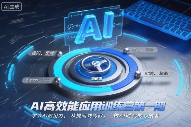 AI高效能应用训练营第一期，学会AI应用力，从提问到驾驭，做AI时代的领航者-御文网