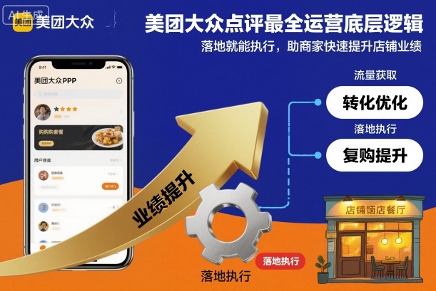 美团大众点评最全运营底层逻辑，落地就能执行，助商家快速提升店铺业绩-御文网