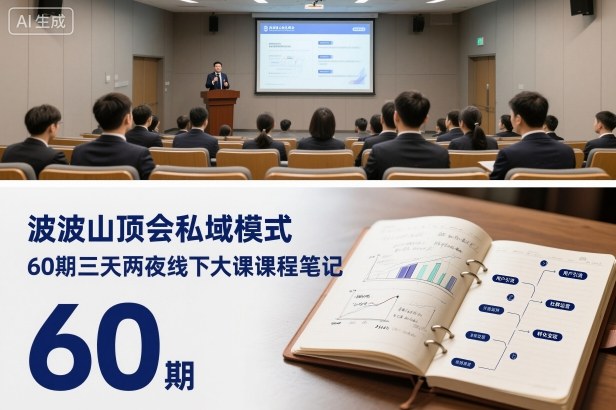 波波山顶会私域模式60期三天两夜线下大课课程笔记(文档)-御文网