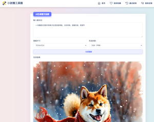 适用于彩虹工具箱程序的AI生成图文绘画插件工具-御文网