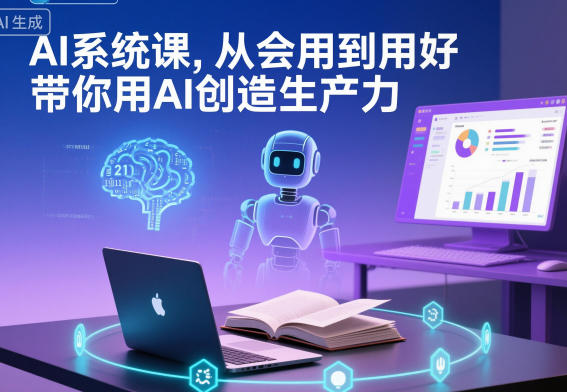 AI系统课，从会用到用好，带你用AI创造生产力-御文网