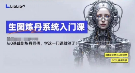 LibLibAI哩布哩布生图炼丹系统入门课，从生图到炼丹，只学这一门就够了-御文网