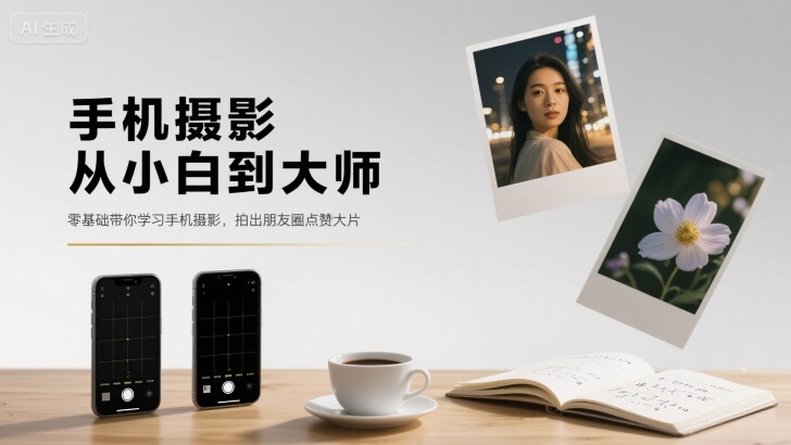 手机摄影从小白到大师，零基础带你学习手机摄影，拍出朋友圈点赞大片-御文网