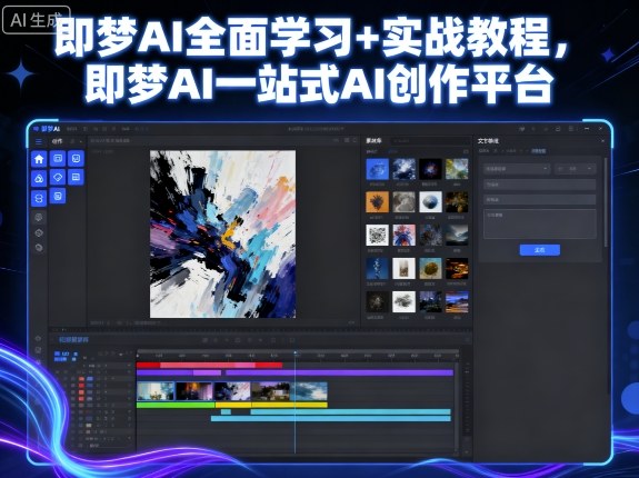 即梦AI全面学习+实战教程，即梦AI一站式AI创作平台-御文网