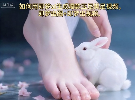 如何用即梦ai生成爆款玉足美足视频，即梦出图+即梦出视频，快速涨粉-御文网