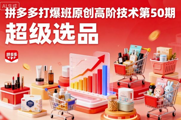 拼多多打爆班原创高阶技术第50期，超级选品-御文网