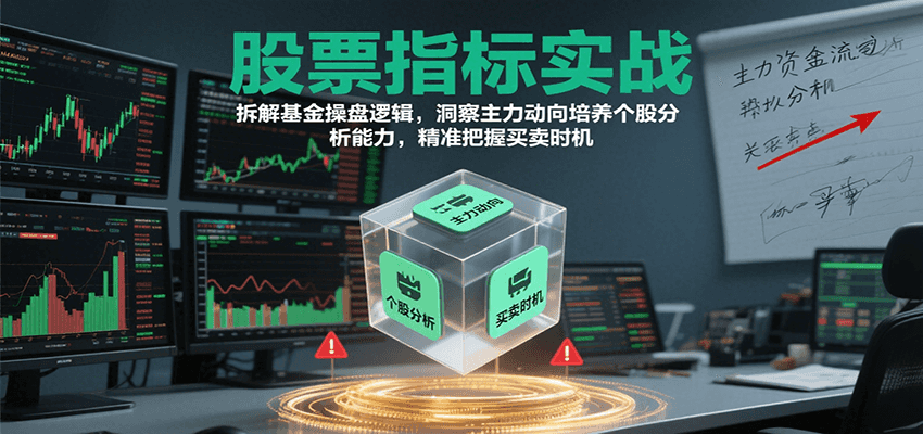 股票指标实战，基金操盘逻辑拆解，洞察主力动向培养个股分析能力把握买卖时机(更新)-御文网