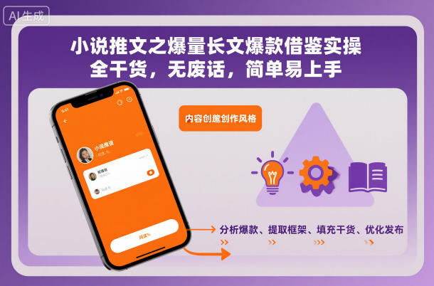 小说推文之爆量长文爆款借鉴实操，全干货，无废话，简单易上手-御文网