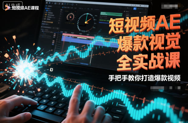 短视频AE爆款视觉全实战课，手把手教你打造爆款视频-御文网