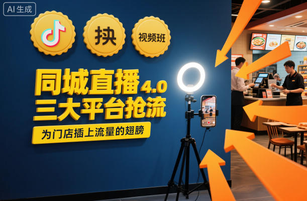 同城直播实操班4.0,三大平台抢流,为门店插上流量的翅膀-御文网