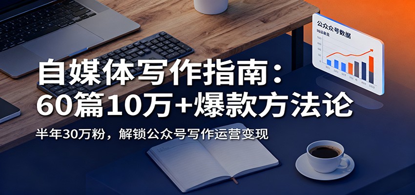 自媒体写作指南：60篇10万+爆款方法论，半年30万粉，解锁公众号写作运营变现-御文网