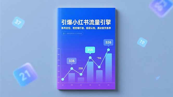 引爆小红书流量引擎，账号定位、视觉锤打造、底层认知，撬动首页推荐-御文网