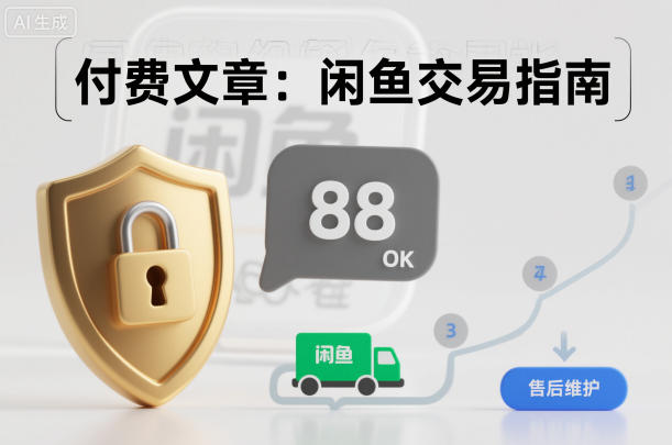 付费文章：闲鱼交易指南，怎么才能降低被坑被马扁的概率-御文网