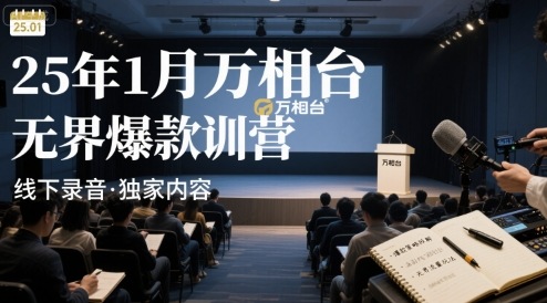 25年1月万相台无界爆款特训营线下录音-御文网