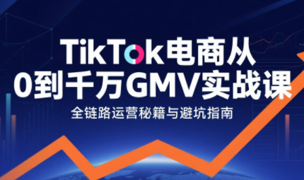 三千老师·TikTok电商从0到千万GMV实战课-御文网