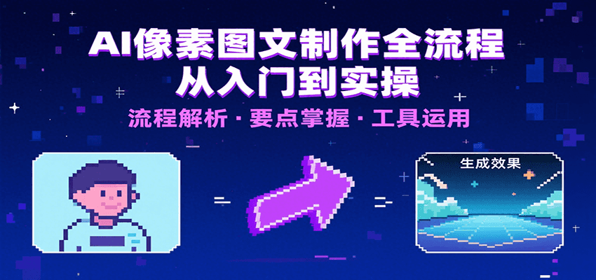 AI像素图文制作全流程：内容要点、文案选择及所用工具，助你快速入局-御文网