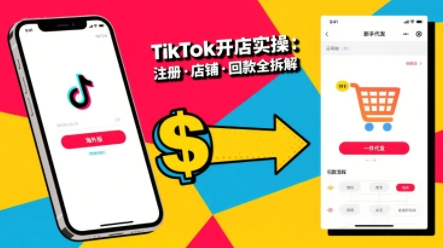 TikTok从开店到投流的进阶课，从基础实操到高阶技巧一网打尽-御文网