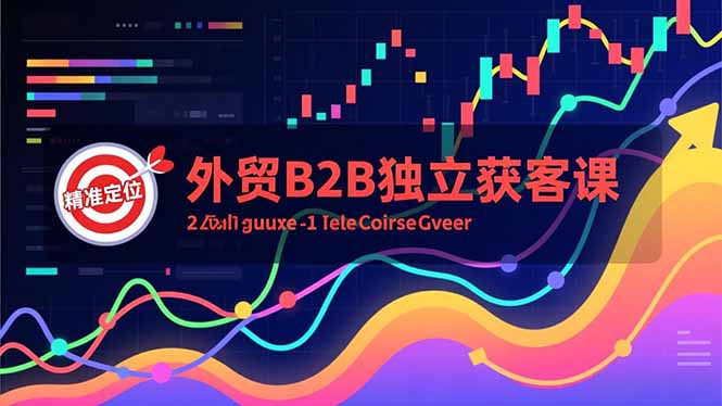 外贸B2B独立获客课，Facebook主页搭建、消息互动广告、精准定位，打造高询盘系统-御文网