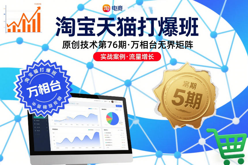 淘宝天猫打爆班原创技术第76期，万相台无界矩阵-御文网