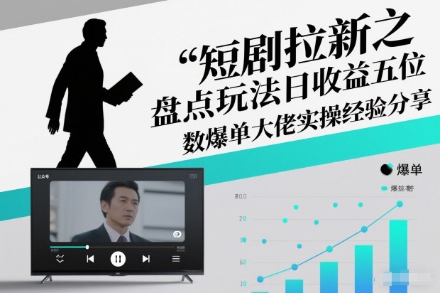 短剧拉新之盘点玩法日收益五位数爆单大佬实操经验分享-御文网