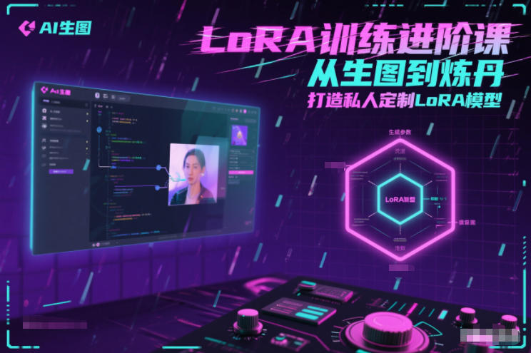 LoRA训练进阶课，从生图到炼丹，打造私人定制LoRA模型-御文网