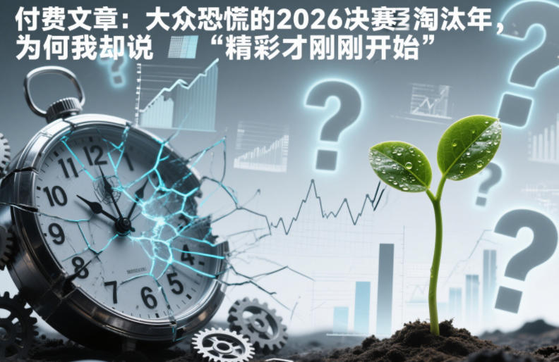 付费文章：大众恐慌的2026决赛淘汰年，为何我却说“精彩才刚刚开始”？-御文网