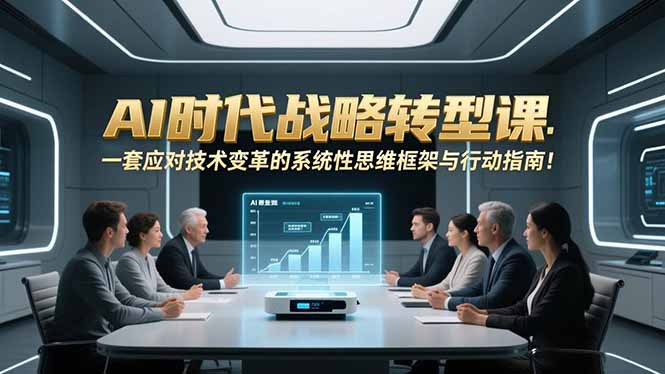 AI时代战略转型课：一套应对技术变革的系统性思维框架与行动指南！-御文网