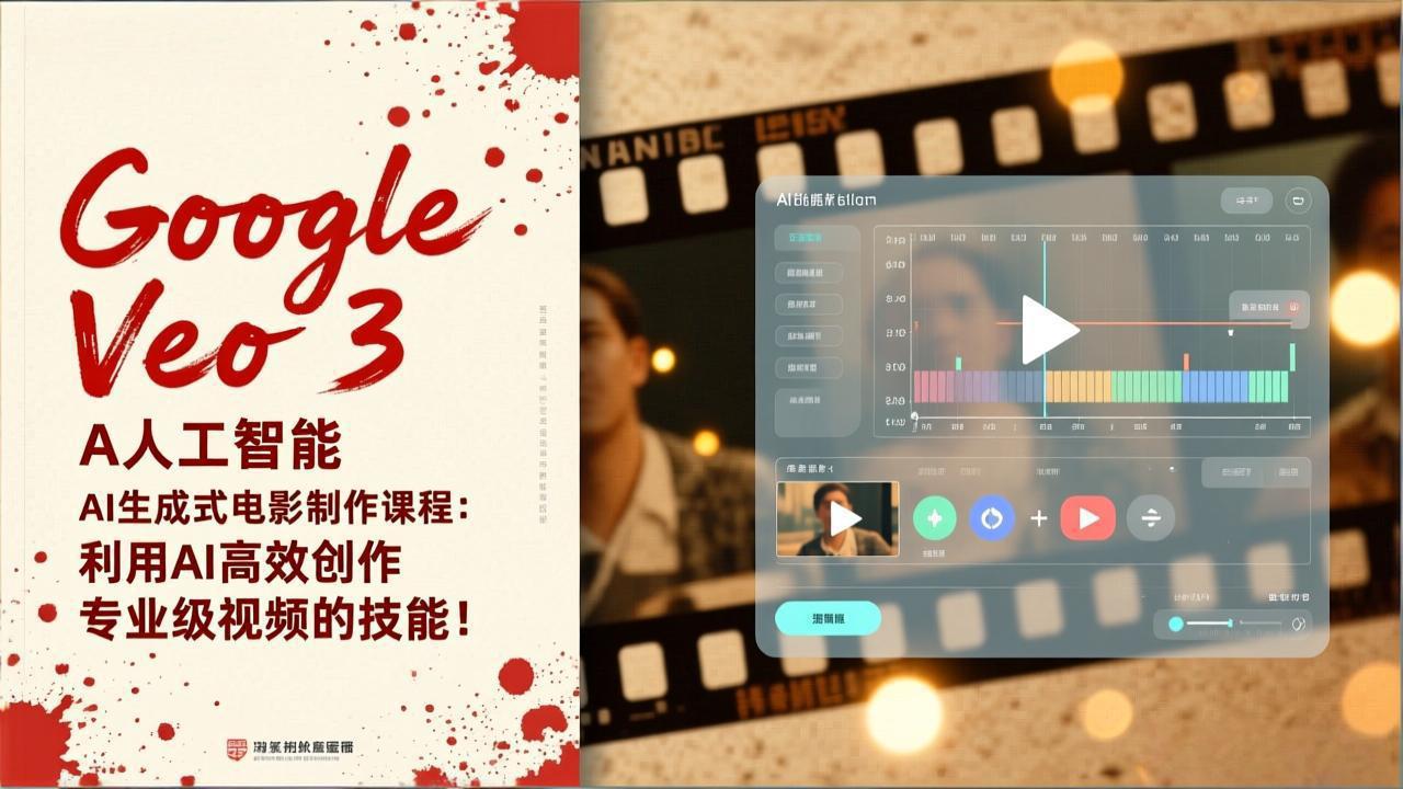 Google Veo 3人工智能AI生成式电影制作课程：利用AI高效创作专业级视频的技能！-御文网