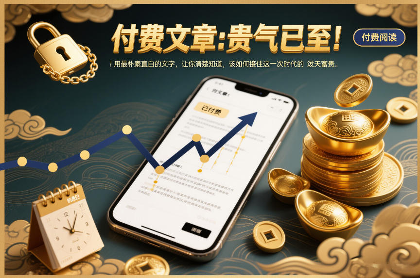 付费文章：贵气已至！用最朴素直白的文字，让你清楚知道，该如何接住这一次时代的泼天富贵-御文网