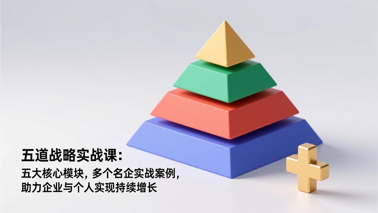 五道战略实战课：五大核心模块，多个名企实战案例，助力企业与个人实现持续增长-御文网