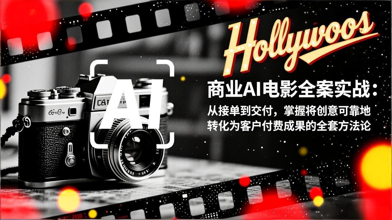 商业AI电影全案实战：从接单到交付，掌握将创意可靠地转化为客户付费成果的全套方法论-御文网