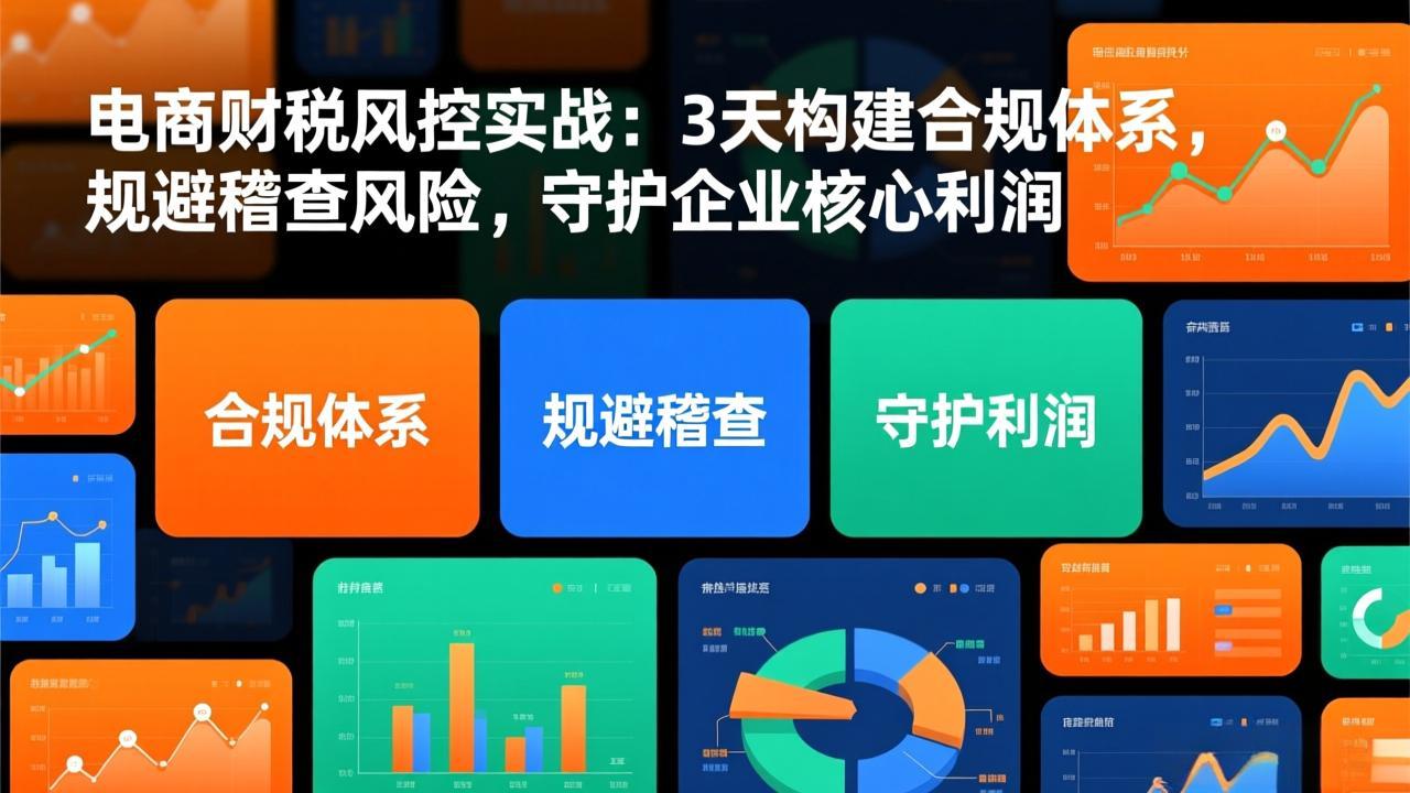 电商财税风控实战：3天构建合规体系，规避稽查风险，守护企业核心利润-御文网