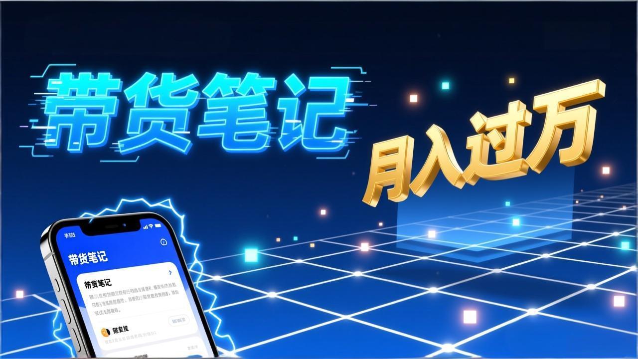 小红书爆款笔记带货实战：拆解封面标题正文全要素，手把手教你单篇笔记带货月入过万-御文网