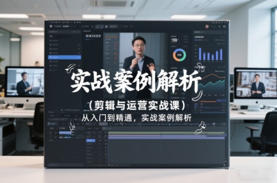 剪辑与运营实战课，从入门到精通，实战案例解析(更新2026)-御文网