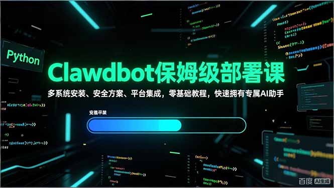 Clawdbot保姆级部署课，多系统安装、安全方案、平台集成，零基础教程，快速拥有专属AI助手-御文网