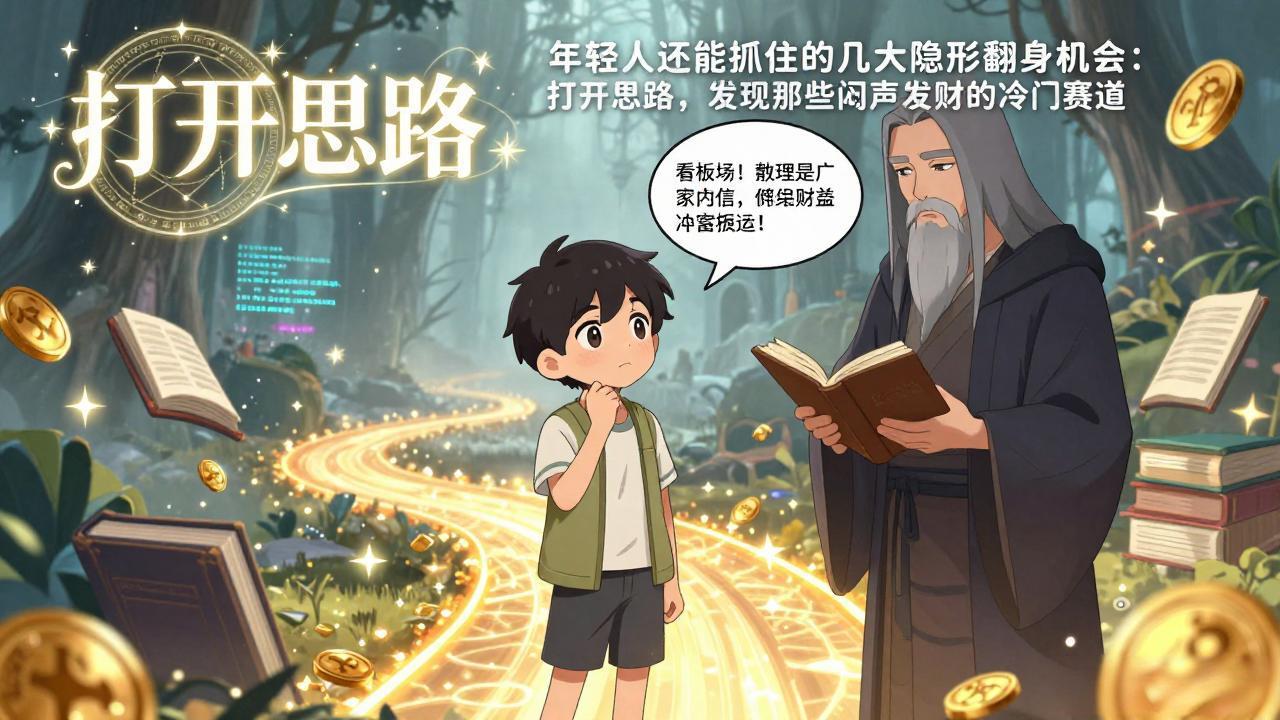 付费文1+2：年轻人还能抓住的几大隐形翻身机会：打开思路，发现那些闷声发财的冷门赛道-御文网