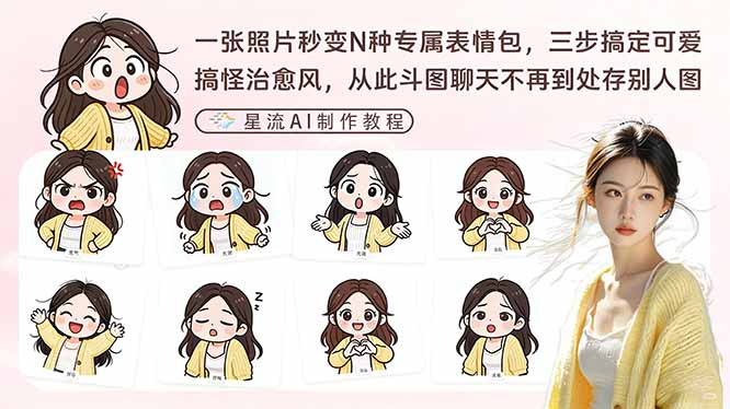 一张照片秒变N种专属表情包，三步搞定可爱搞怪治愈风，从此斗图聊天不再到处存别人图-御文网