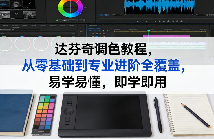达芬奇调色教程，从零基础到专业进阶全覆盖，易学易懂，即学即用-御文网