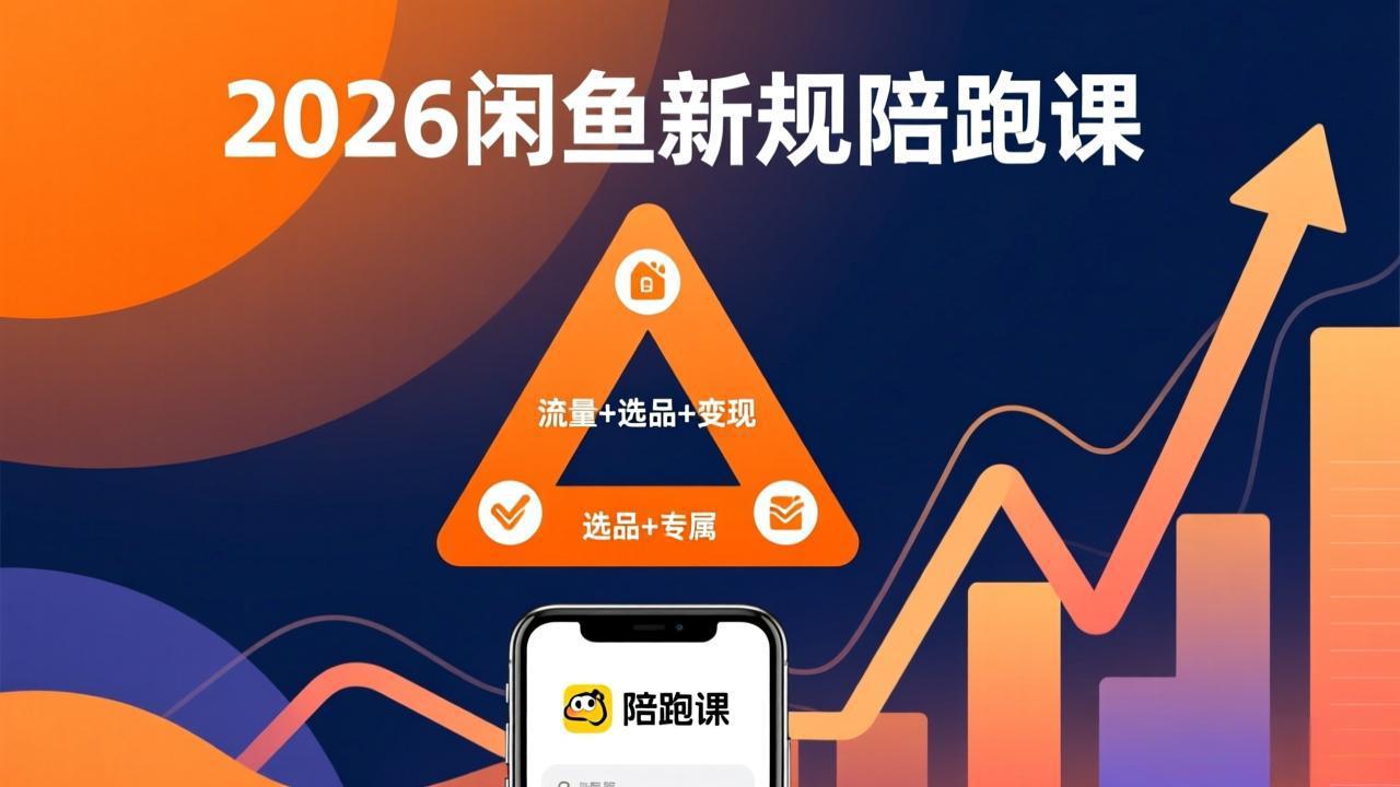 2026闲鱼高阶陪跑课全新上线，带你吃透新规玩转选品流量，从零搭建稳定变现盈利体系-御文网