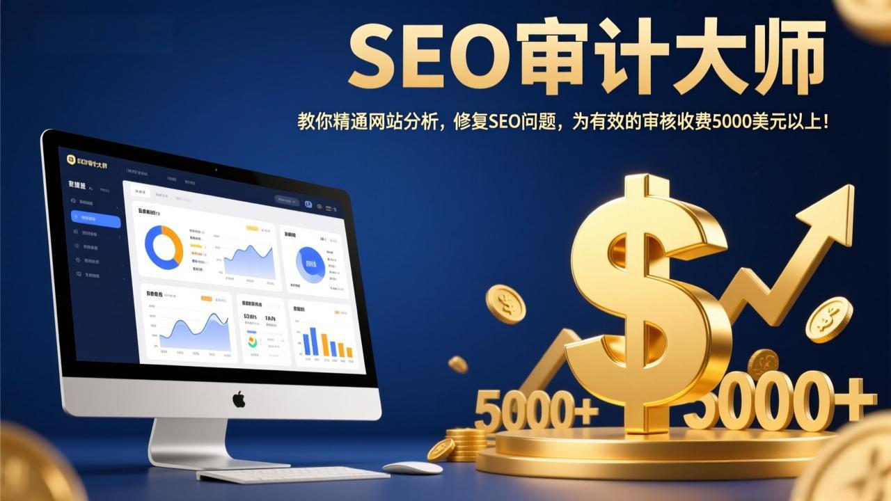 SEO审计大师：教你精通网站分析，修复SEO问题，为有效的审核收费5000美元以上！-御文网
