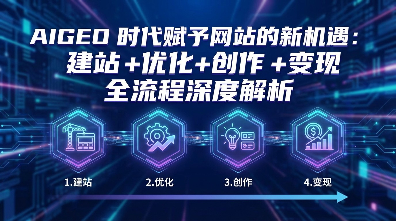AIGEO+时代赋予网站的新机遇：建站+优化+创作+变现+全流程深度解析-御文网