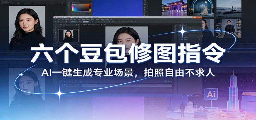 六个豆包修图指令：AI 一键生成专业场景，拍照自由不求人-御文网