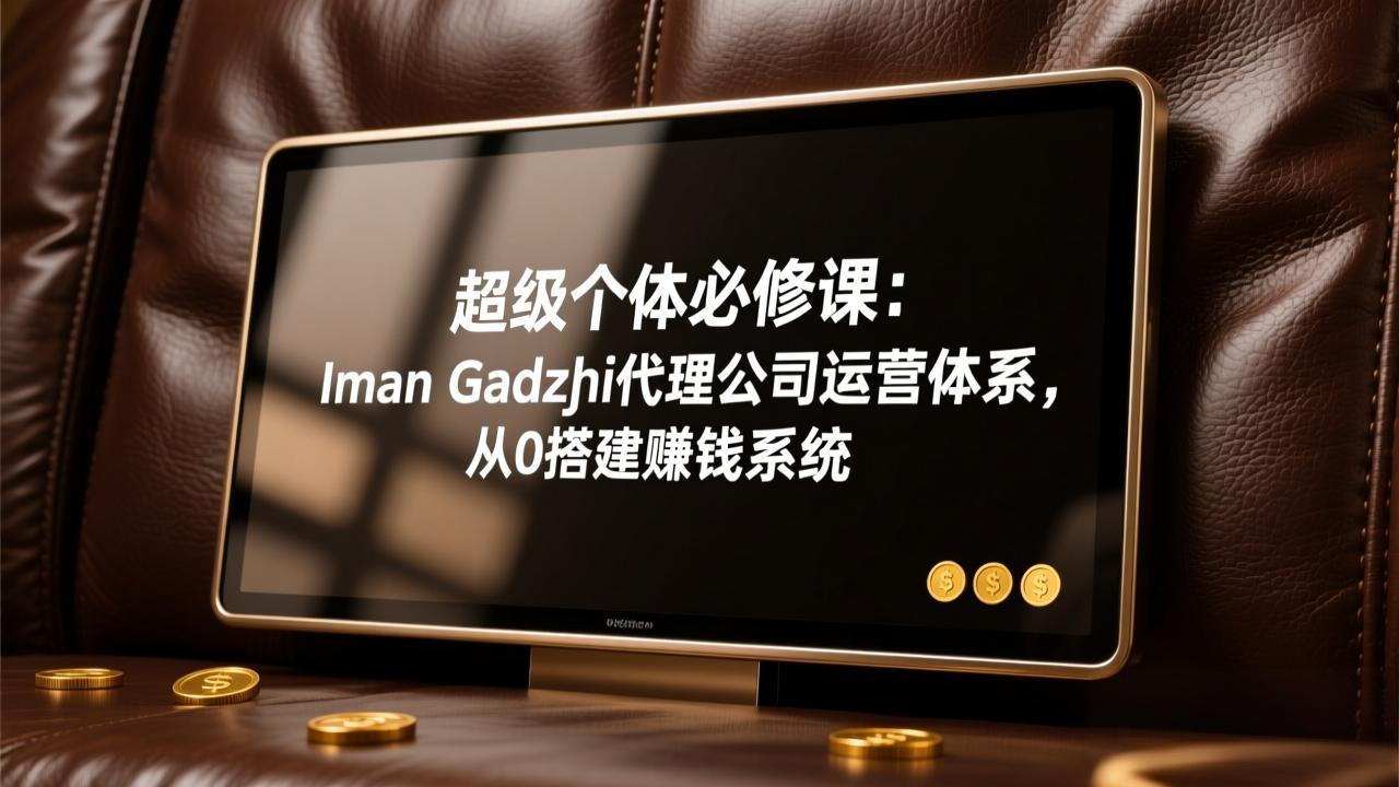 超级个体必修课：Iman Gadzhi代理公司运营体系，从0搭建赚钱系统-御文网
