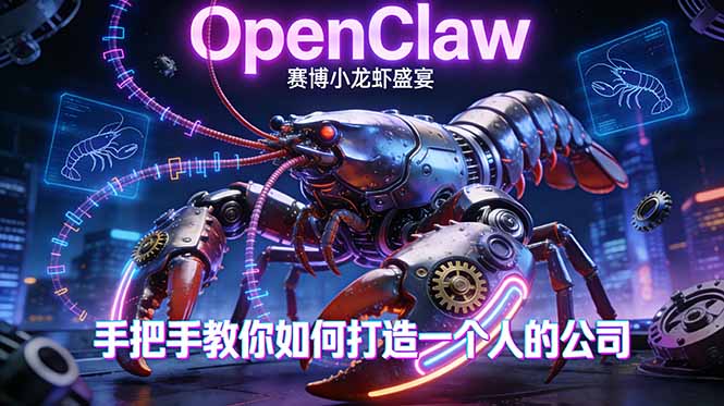 OpenClaw，小龙虾-从产品到爆款的成长之路，手把手教你如何打造一个人的公司-御文网