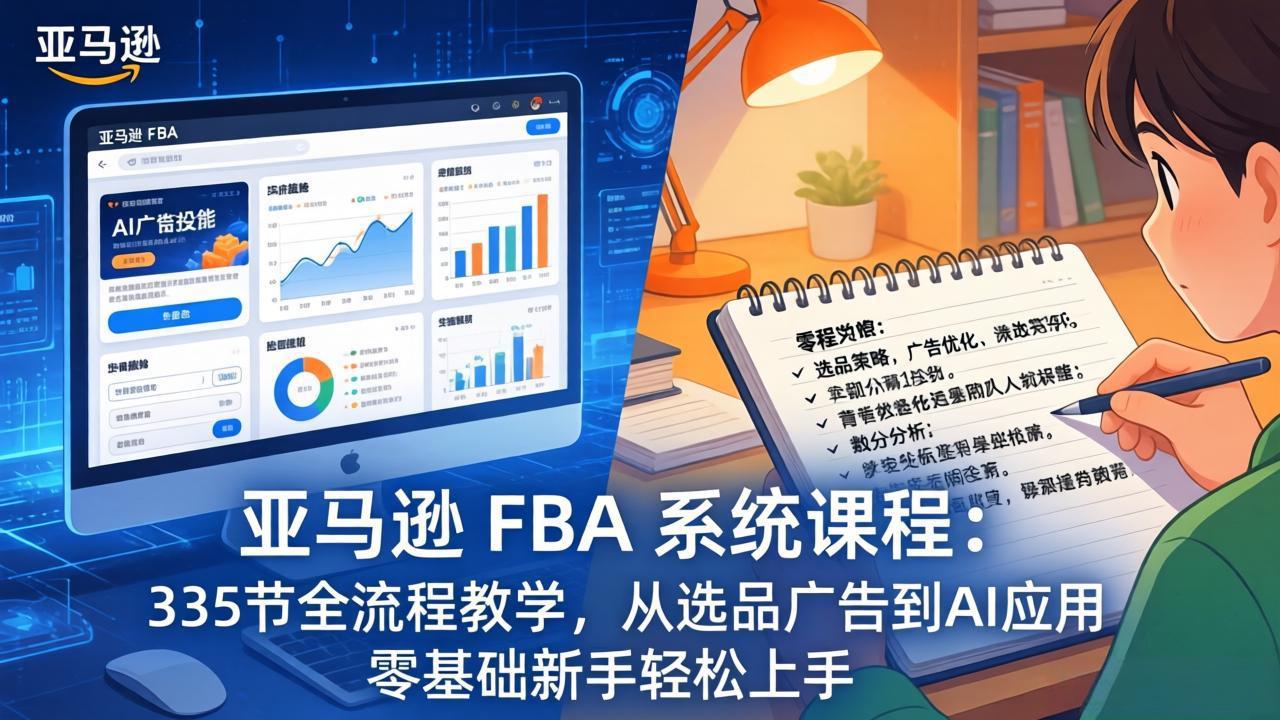 亚马逊 FBA 系统课程(更新26年3月-御文网