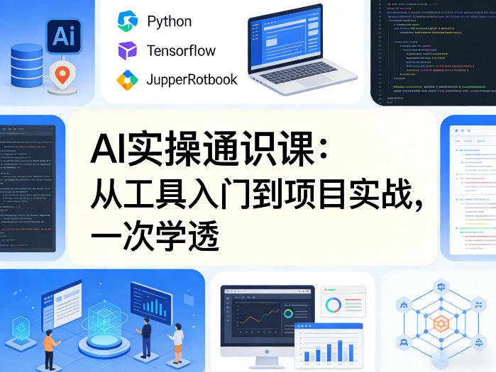 AI实操通识课，从工具入门到项目实战，一次学透-御文网